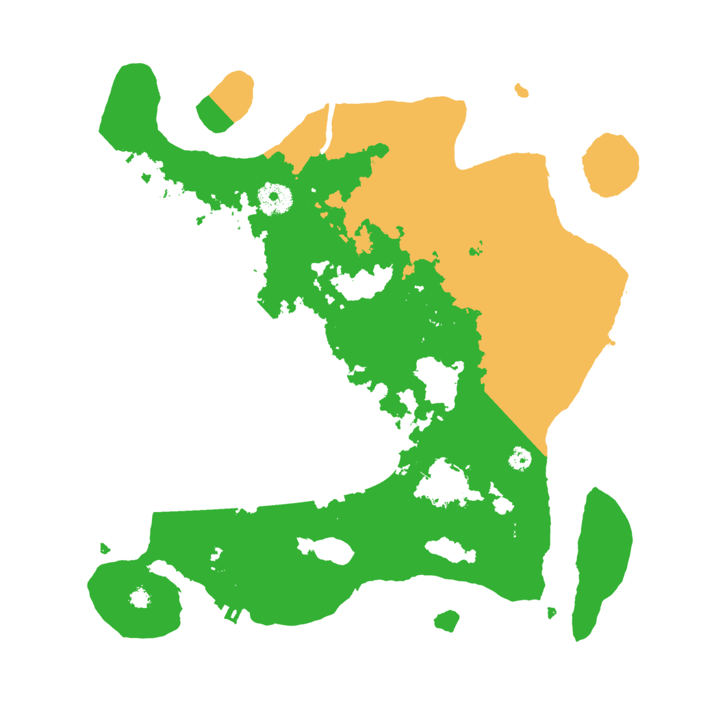 Biome Rust Map: Procedural Map, Size: 3200, Seed: 1815320848