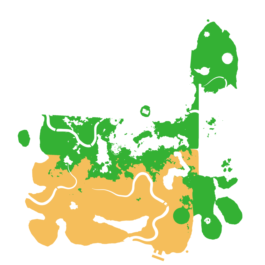Biome Rust Map: Procedural Map, Size: 4250, Seed: 18