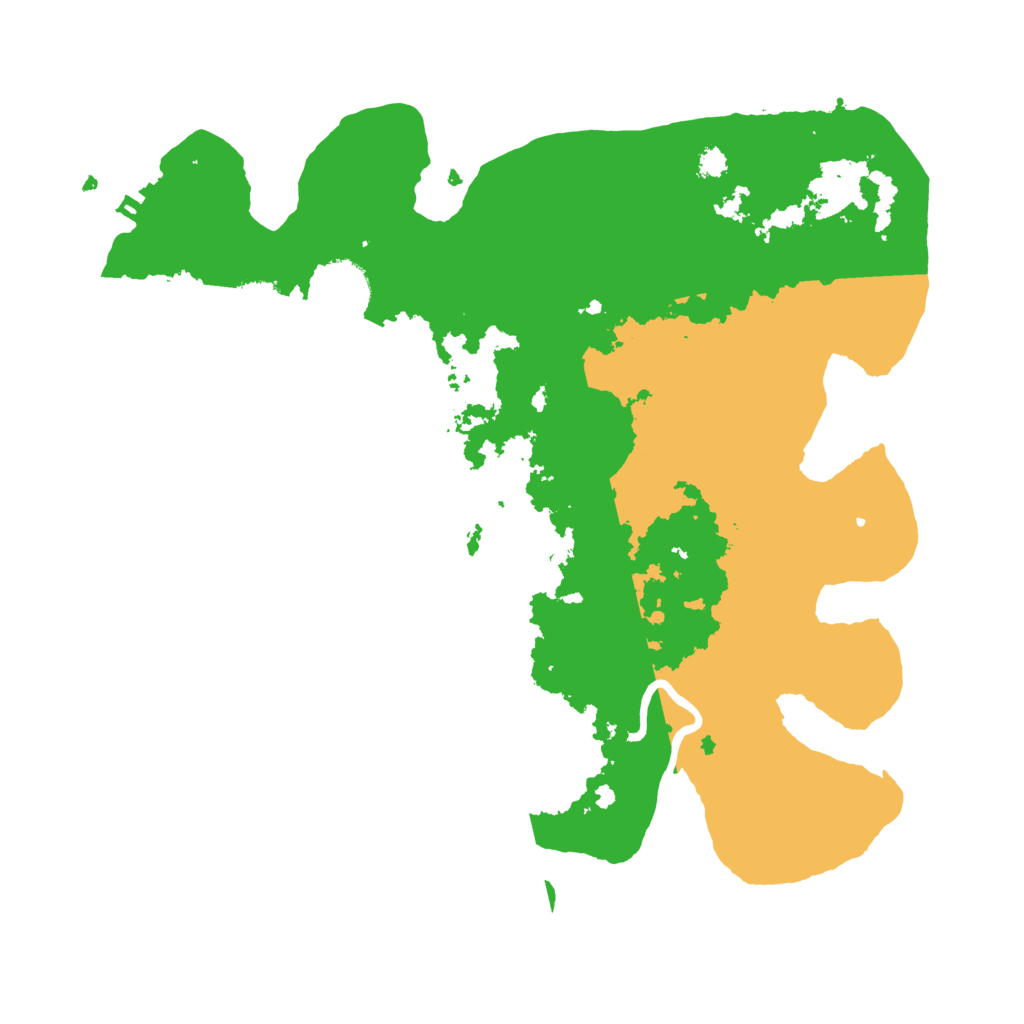 Biome Rust Map: Procedural Map, Size: 3200, Seed: 2865423