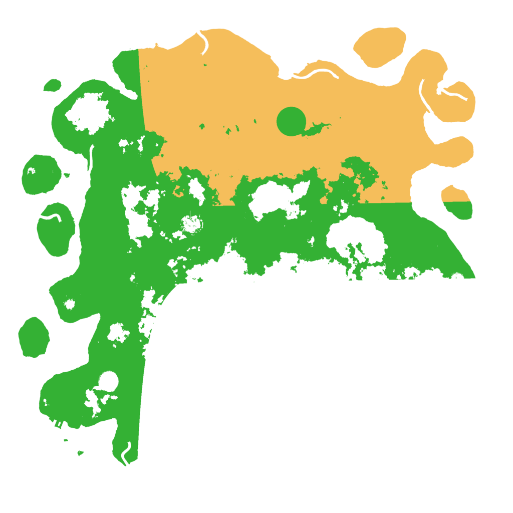 Biome Rust Map: Procedural Map, Size: 4600, Seed: 5225465