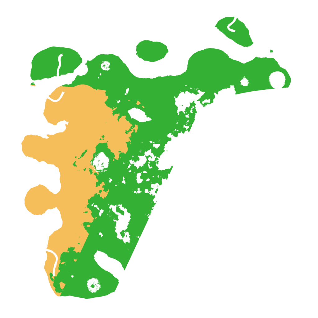 Biome Rust Map: Procedural Map, Size: 3500, Seed: 956734