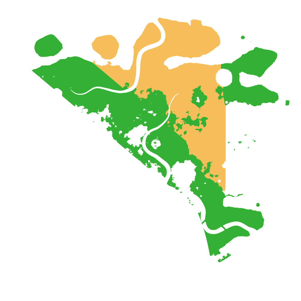 Biome Rust Map: Procedural Map, Size: 3250, Seed: 5523427