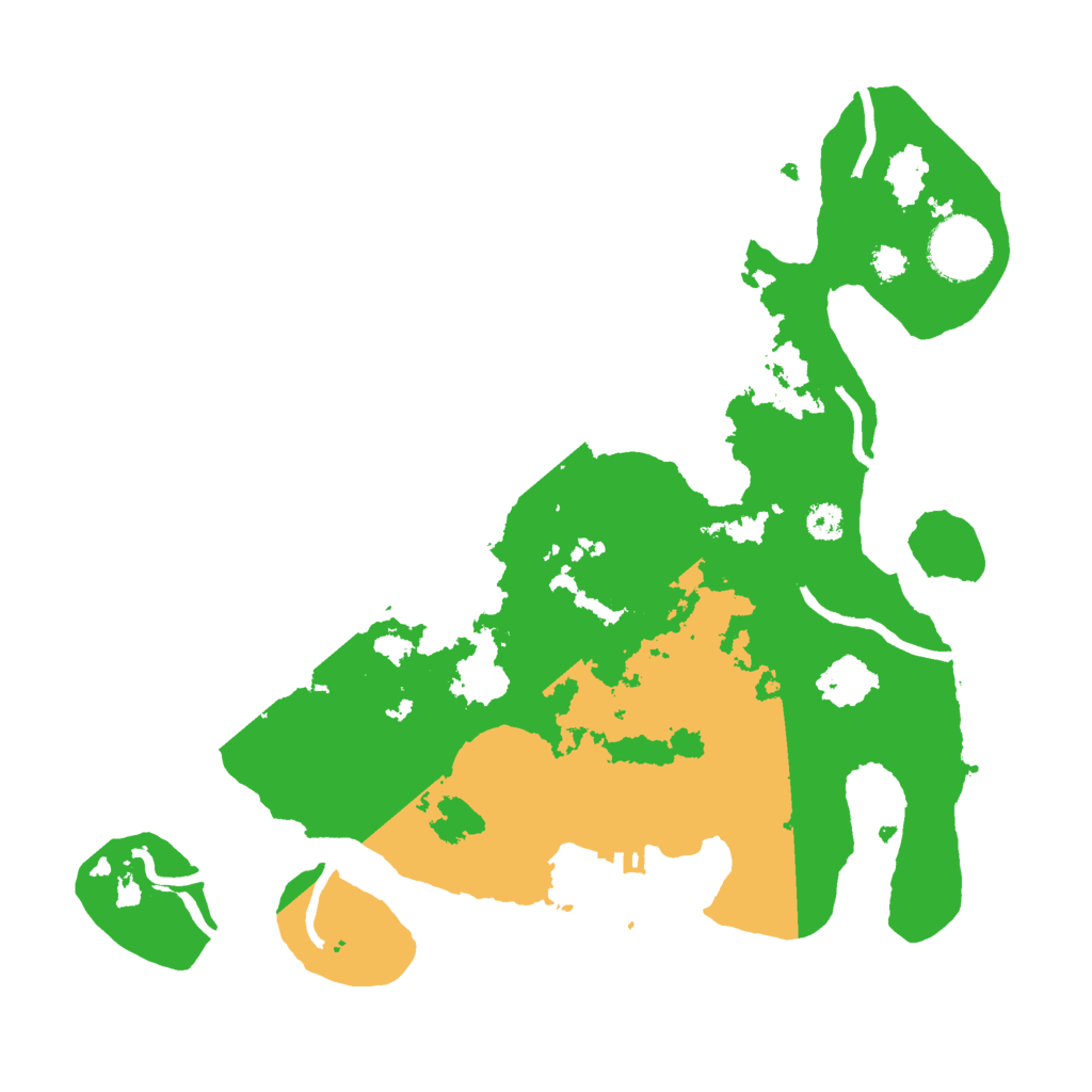 Biome Rust Map: Procedural Map, Size: 3000, Seed: 450396446