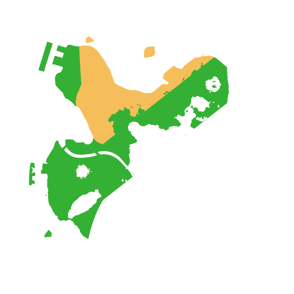 Biome Rust Map: Procedural Map, Size: 2000, Seed: 1780607369
