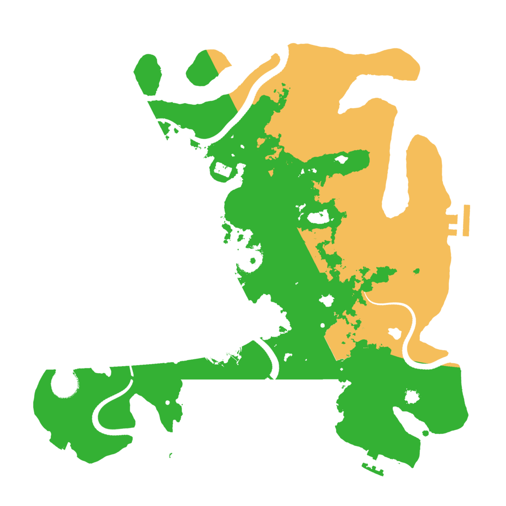 Biome Rust Map: Procedural Map, Size: 3250, Seed: 4638761