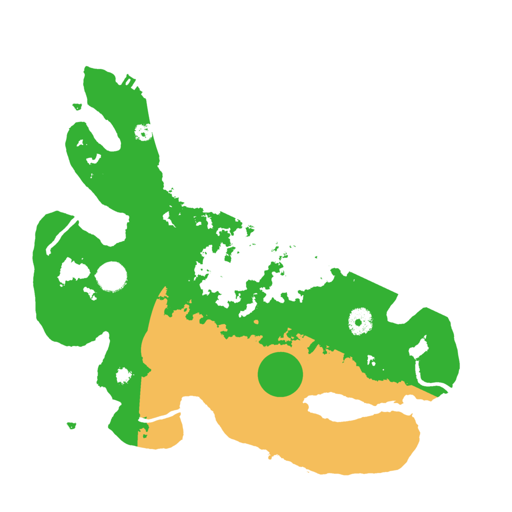 Biome Rust Map: Procedural Map, Size: 3000, Seed: 668860103