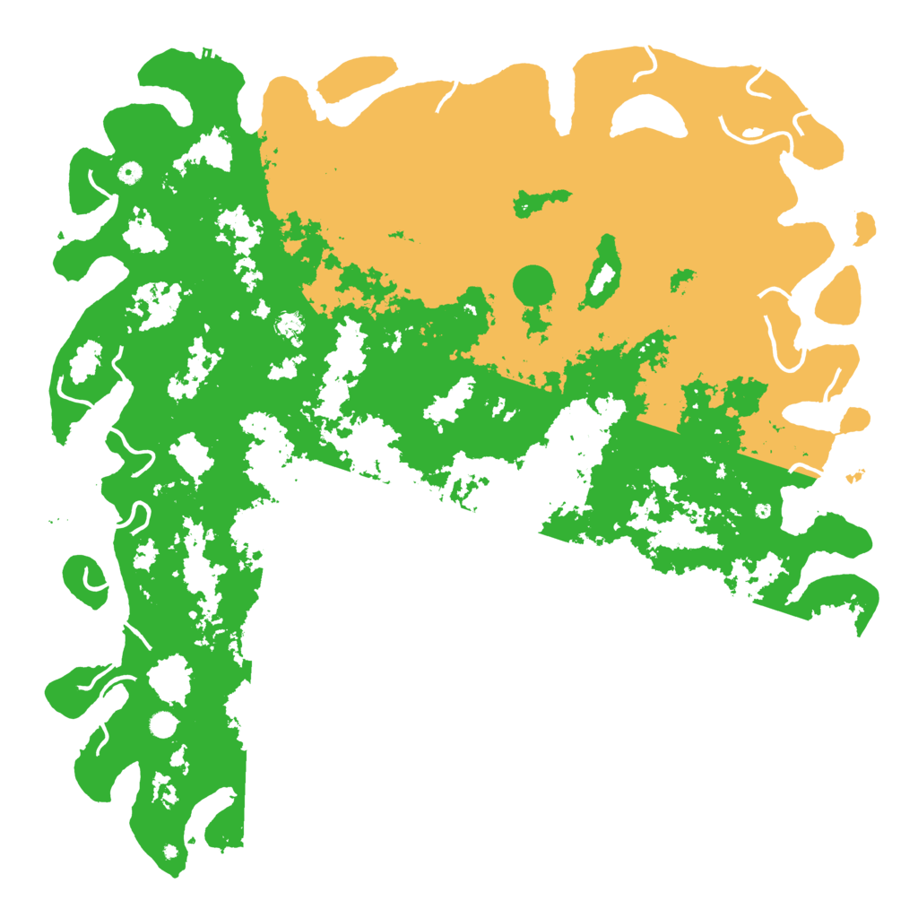Biome Rust Map: Procedural Map, Size: 6000, Seed: 1985643217