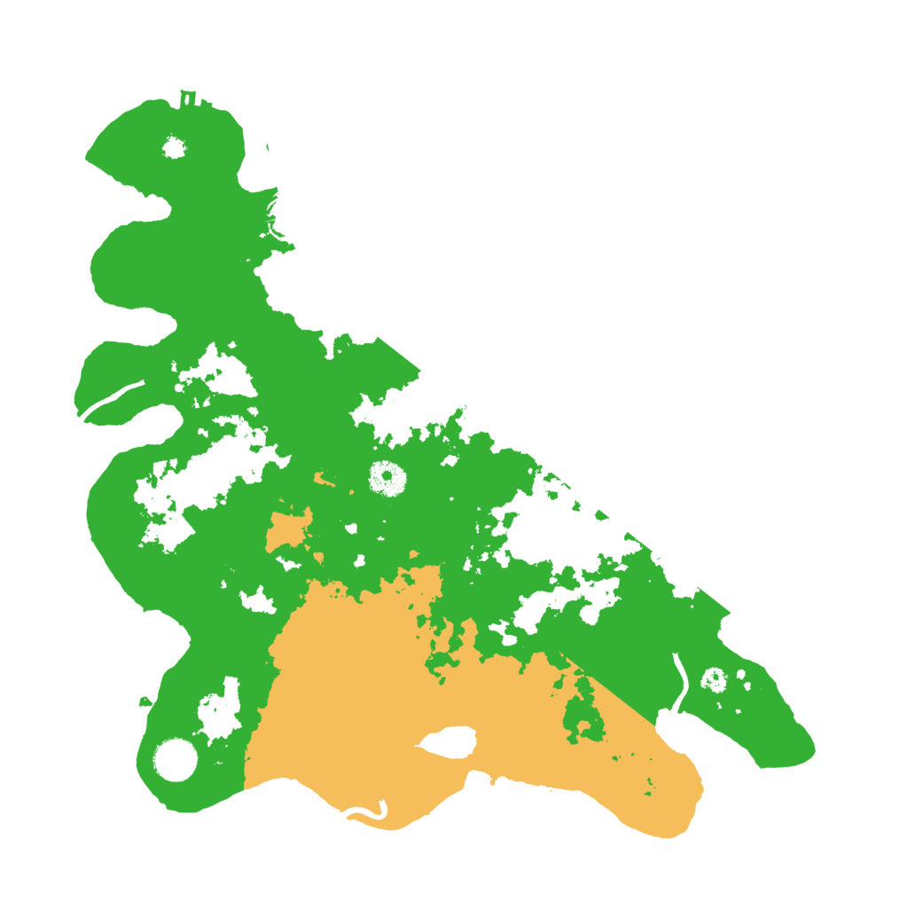 Biome Rust Map: Procedural Map, Size: 3700, Seed: 872048