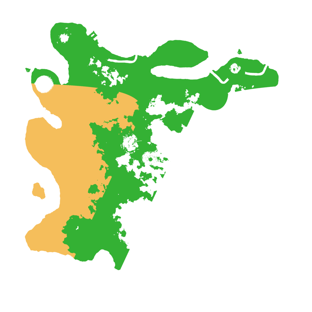 Biome Rust Map: Procedural Map, Size: 3200, Seed: 5707514
