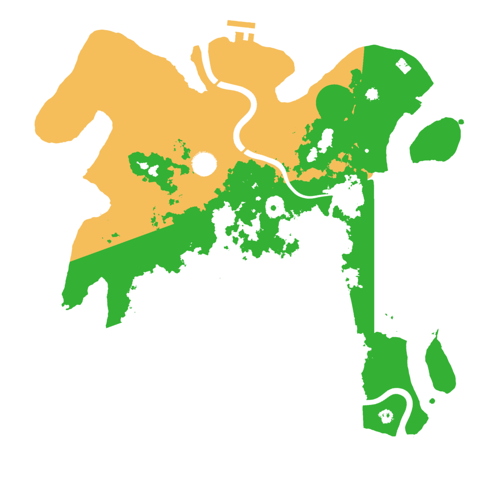 Biome Rust Map: Procedural Map, Size: 3600, Seed: 547514190