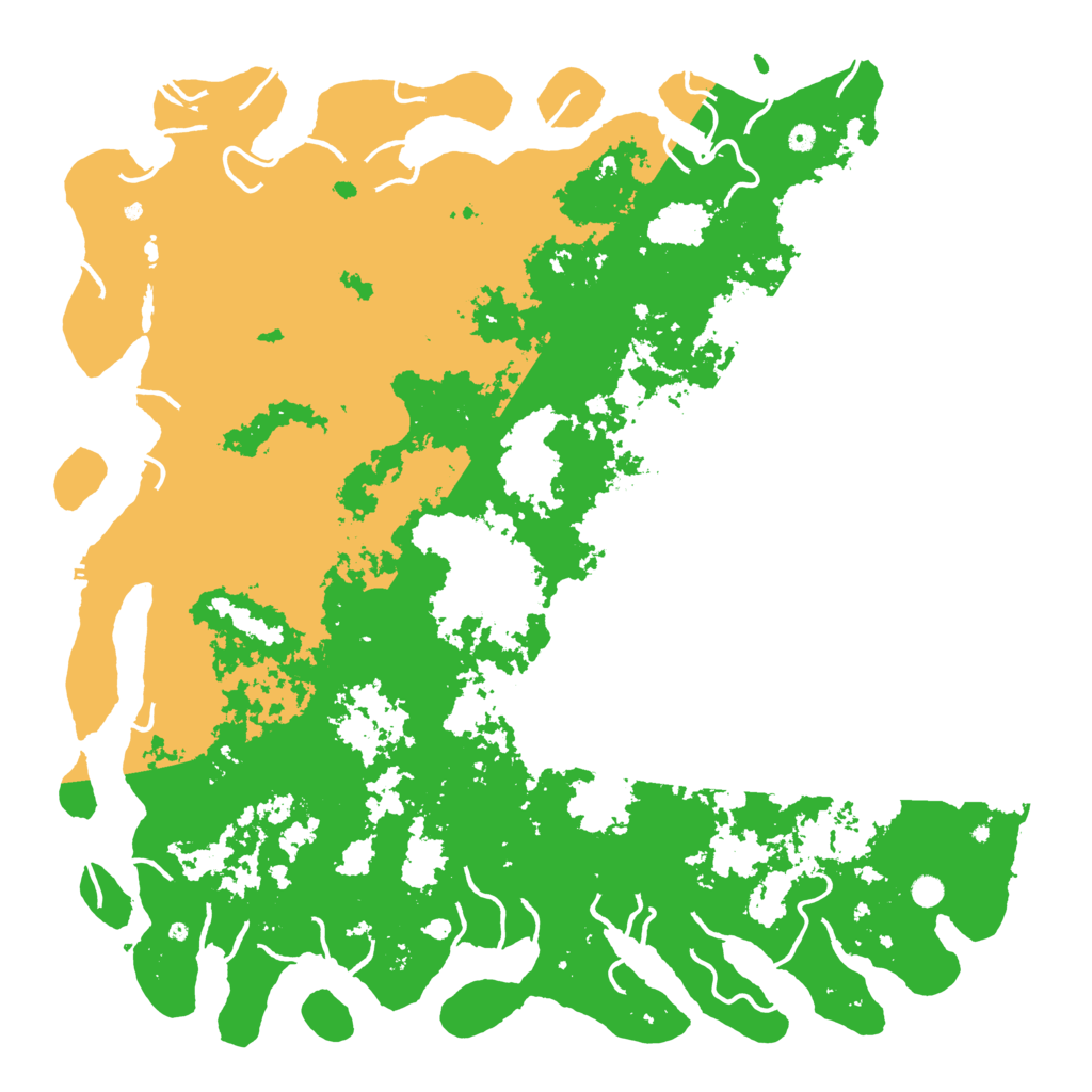 Biome Rust Map: Procedural Map, Size: 6000, Seed: 583142
