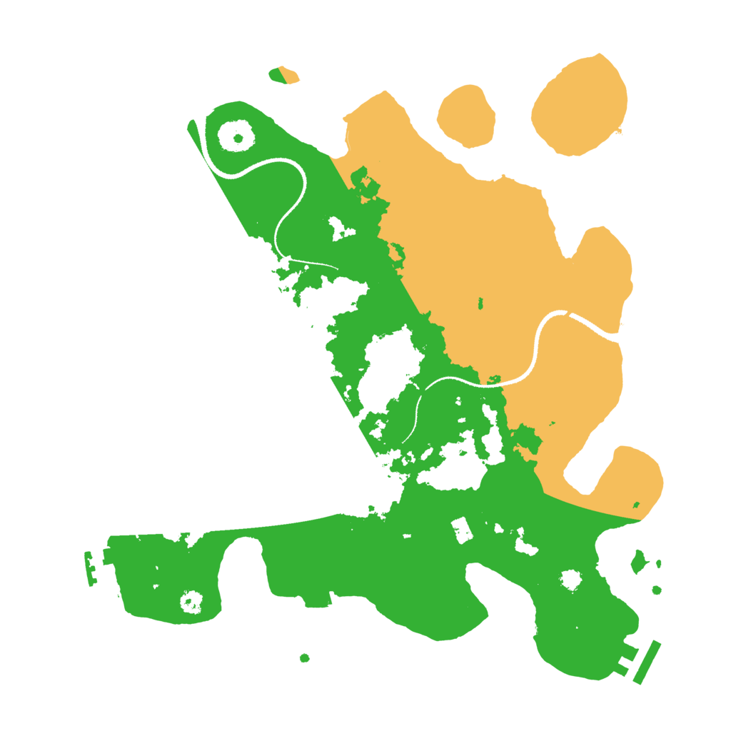 Biome Rust Map: Procedural Map, Size: 3200, Seed: 716033