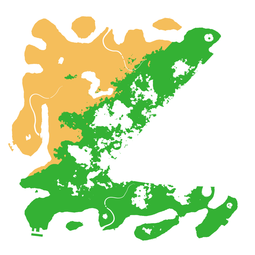 Biome Rust Map: Procedural Map, Size: 4500, Seed: 326197934