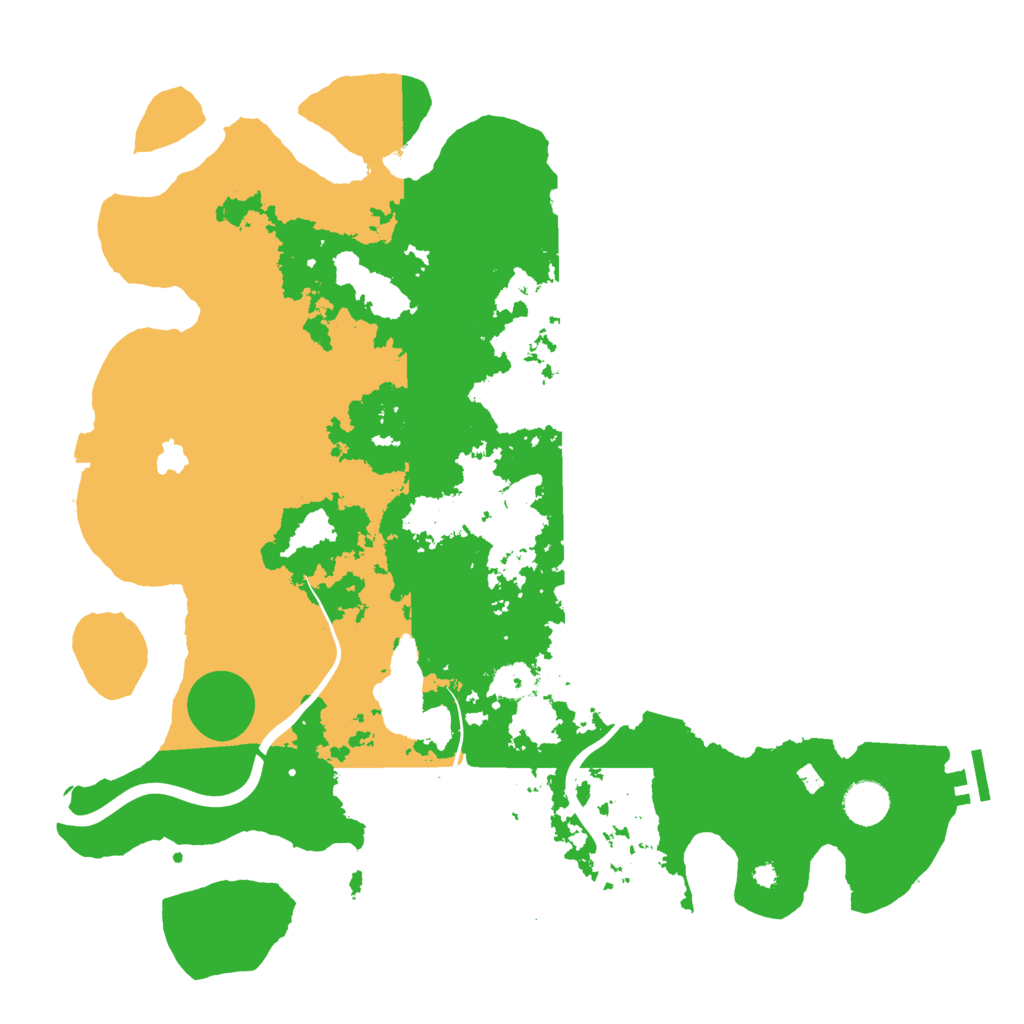 Biome Rust Map: Procedural Map, Size: 4000, Seed: 1452901533