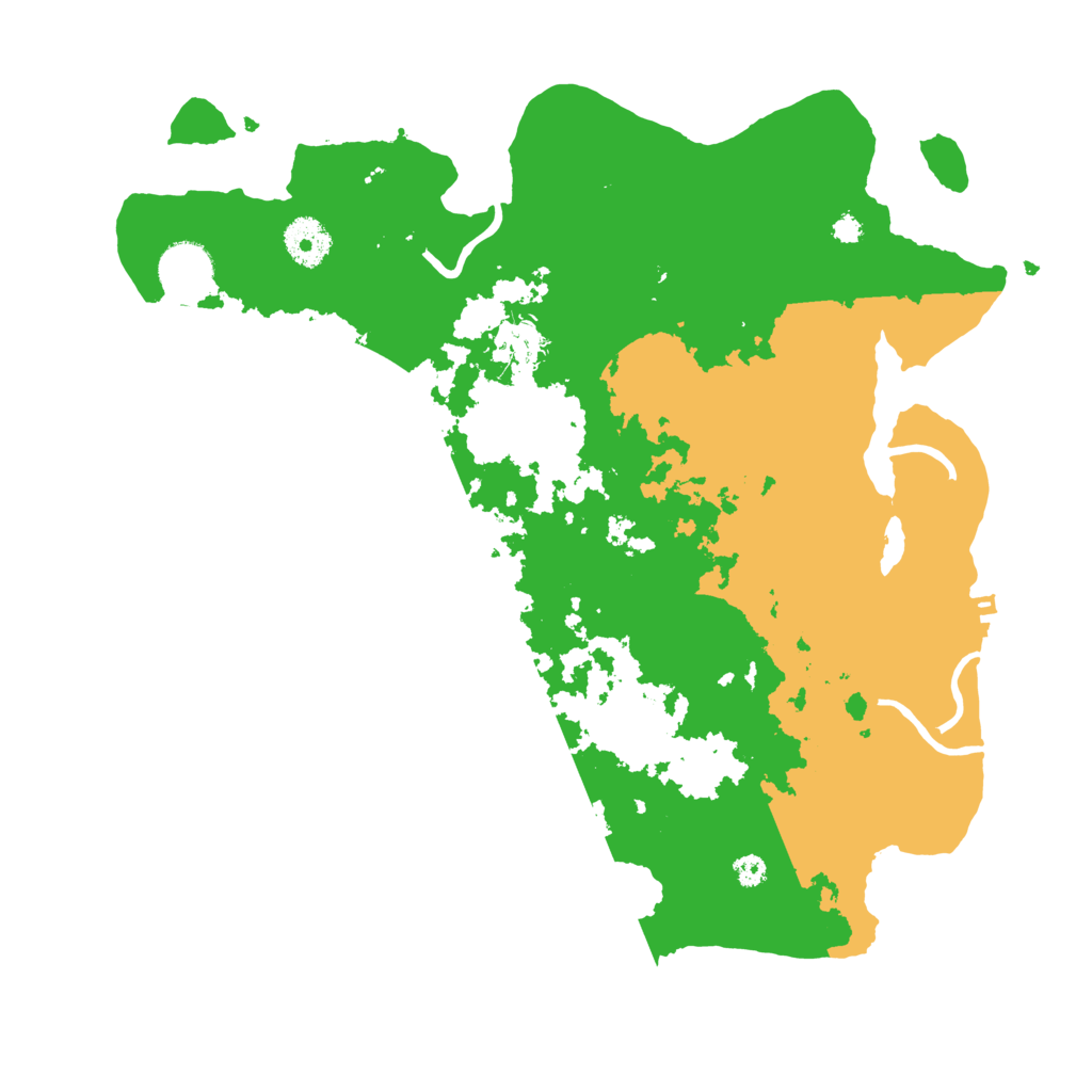 Biome Rust Map: Procedural Map, Size: 3500, Seed: 1455068894