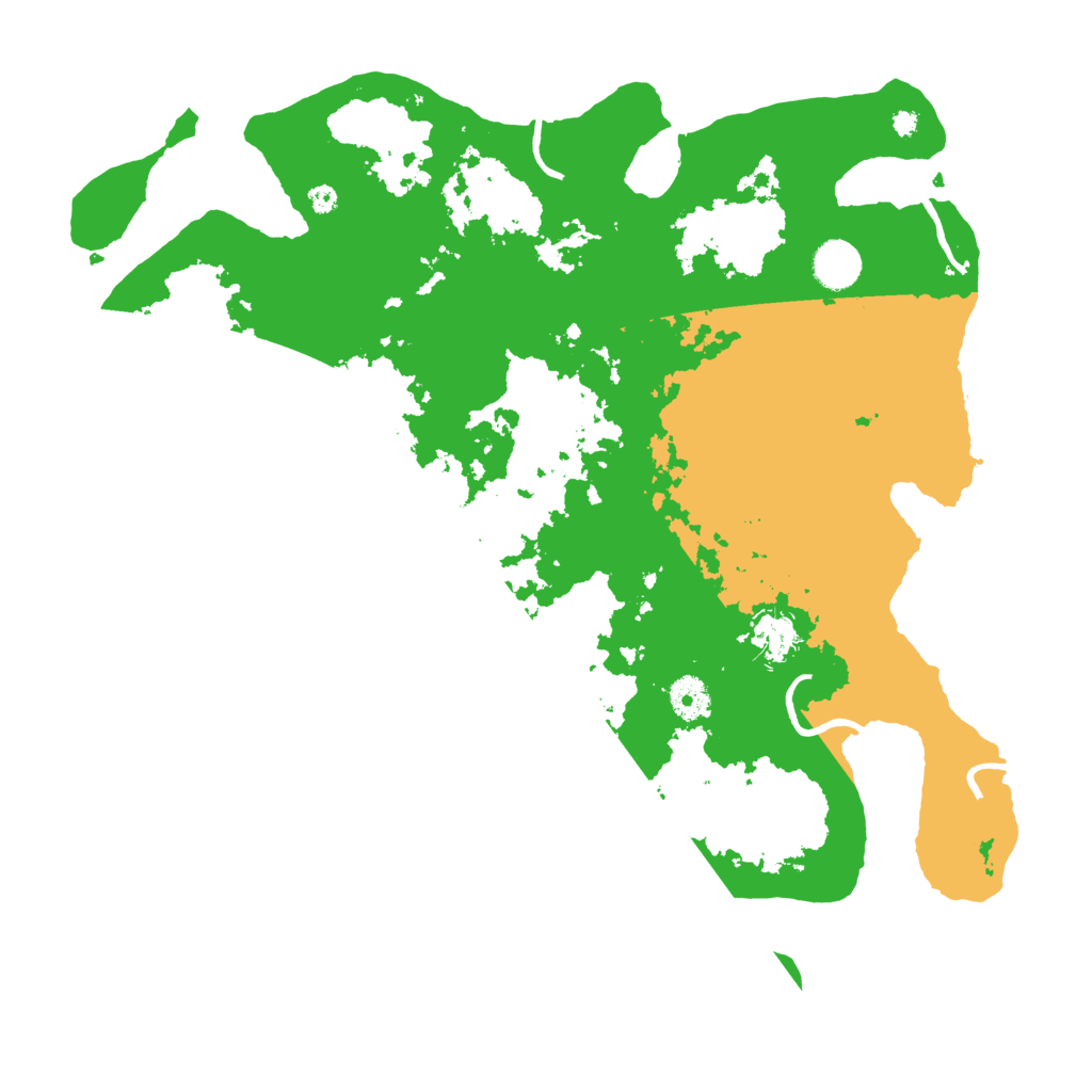 Biome Rust Map: Procedural Map, Size: 3950, Seed: 829635791