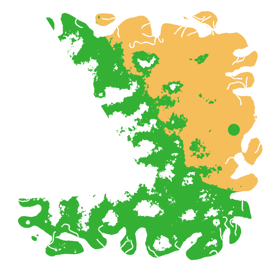 Biome Rust Map: Procedural Map, Size: 6000, Seed: 1520361611