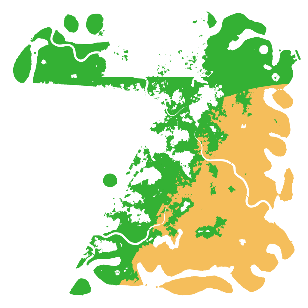 Biome Rust Map: Procedural Map, Size: 6000, Seed: 85323545