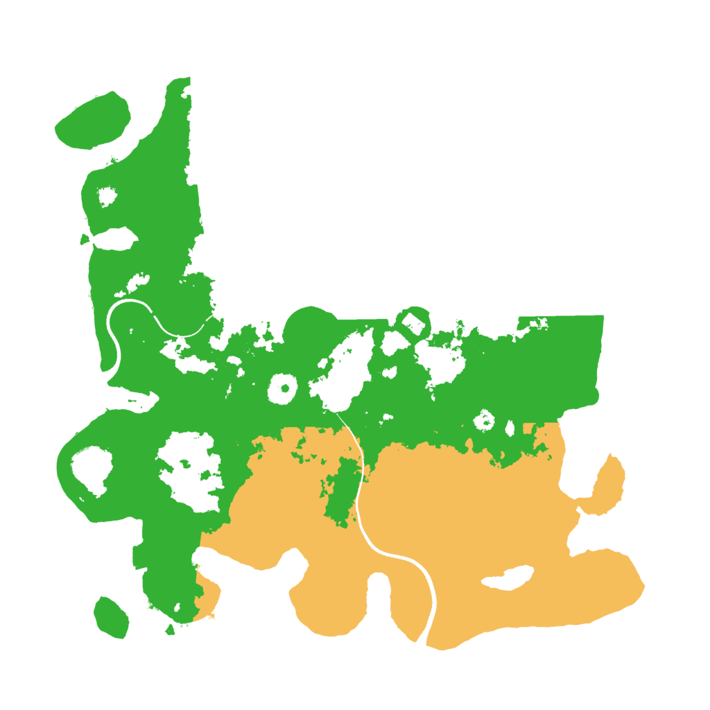 Biome Rust Map: Procedural Map, Size: 3500, Seed: 54783150