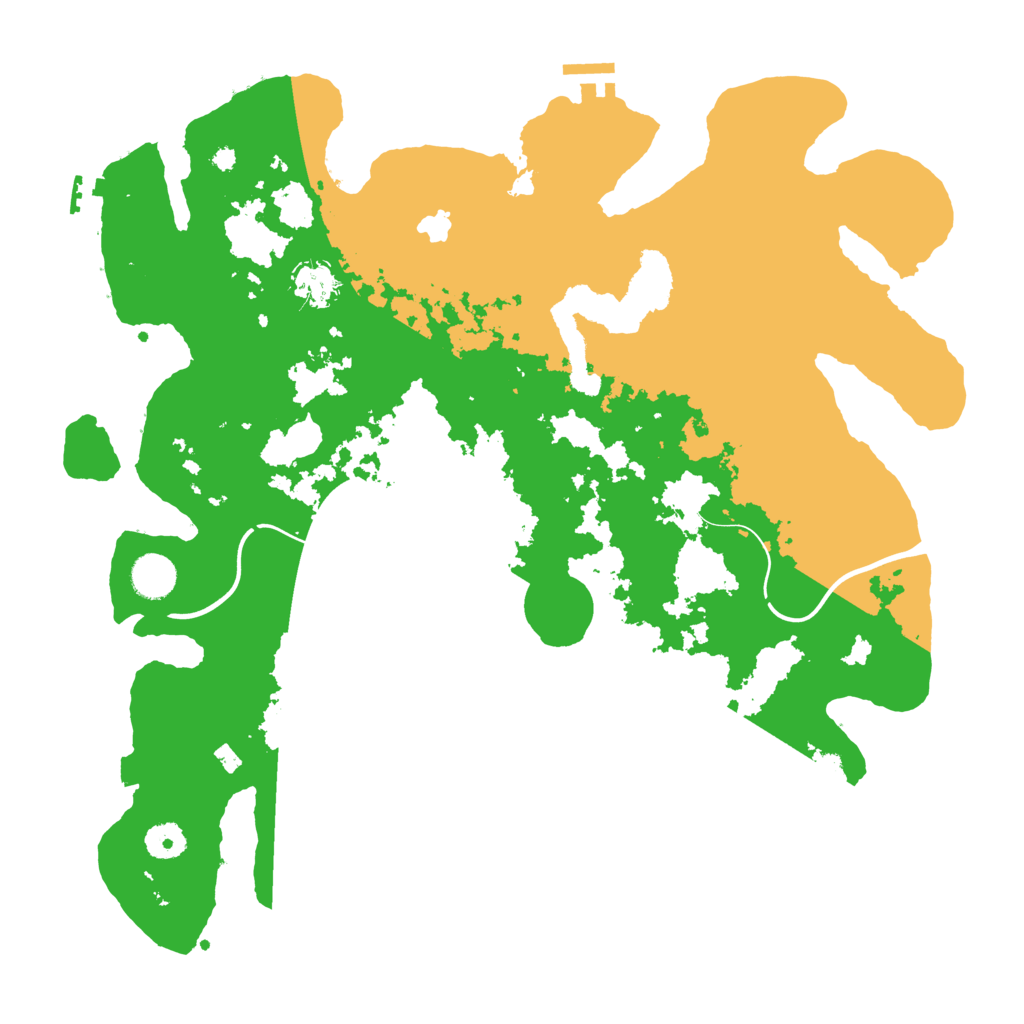 Biome Rust Map: Procedural Map, Size: 4000, Seed: 31867991