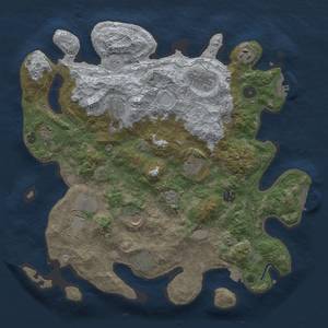 Thumbnail Rust Map: Procedural Map, Size: 3850, Seed: 2094731125, 18 Monuments