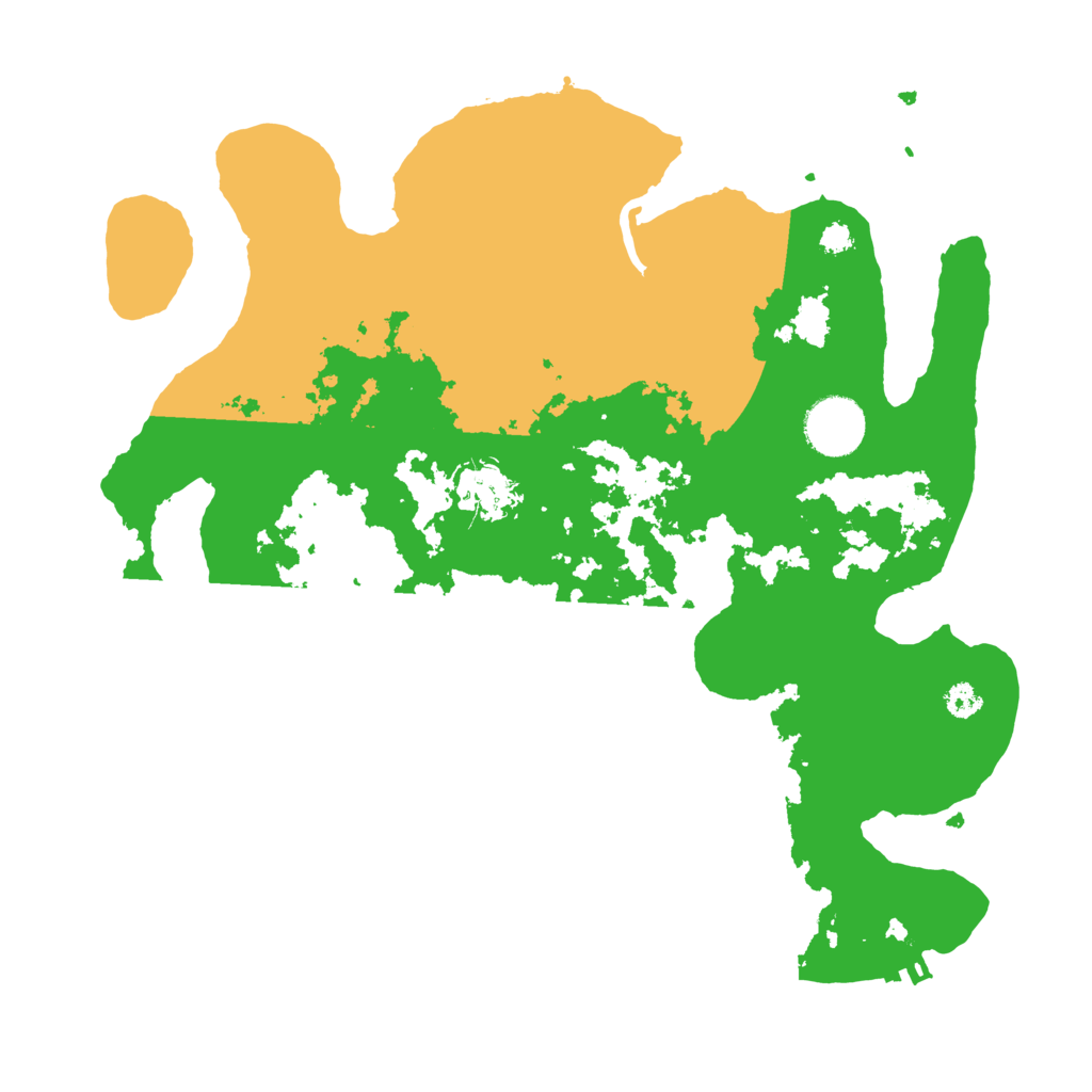 Biome Rust Map: Procedural Map, Size: 3200, Seed: 5273434