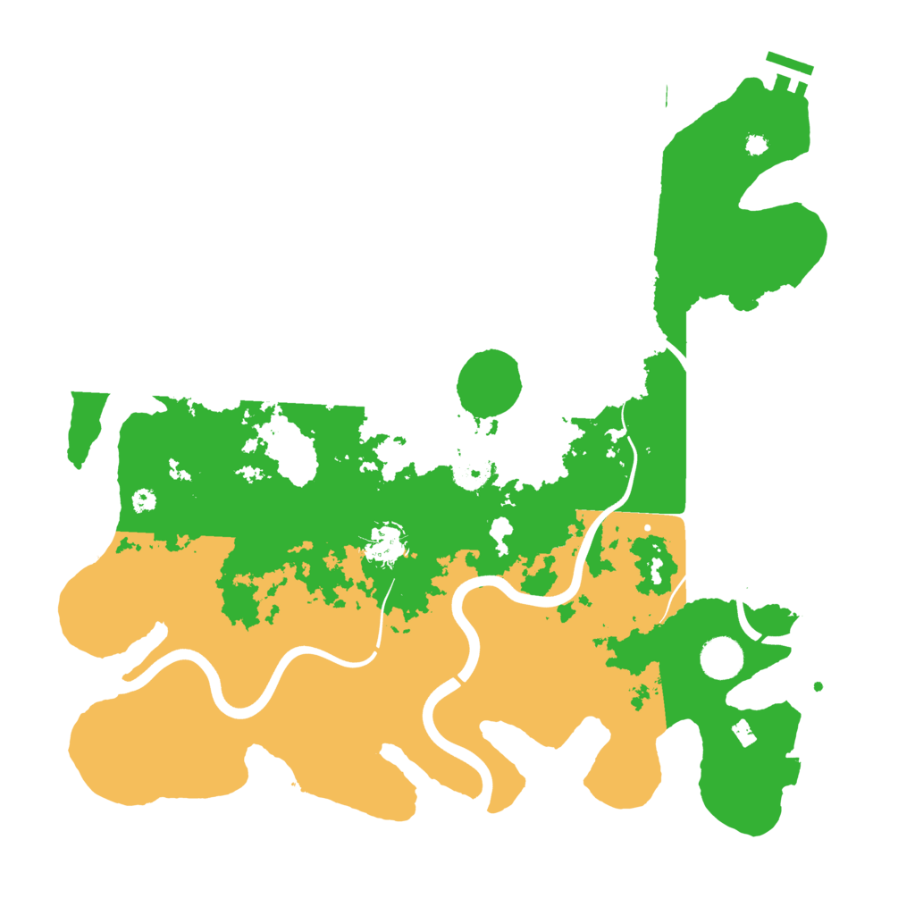 Biome Rust Map: Procedural Map, Size: 3850, Seed: 17879661