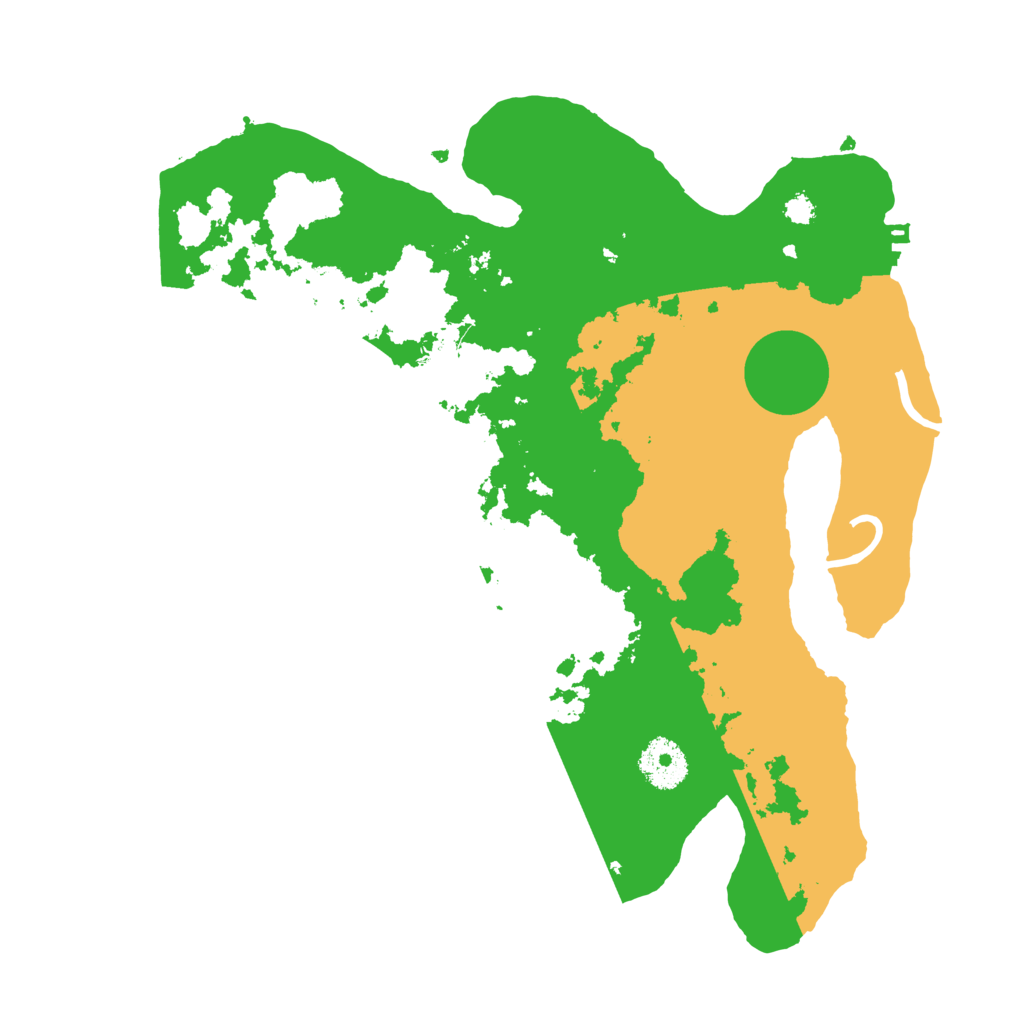 Biome Rust Map: Procedural Map, Size: 3200, Seed: 32