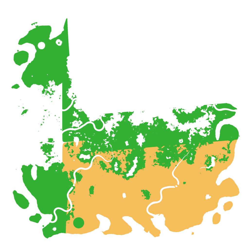 Biome Rust Map: Procedural Map, Size: 6000, Seed: 683268