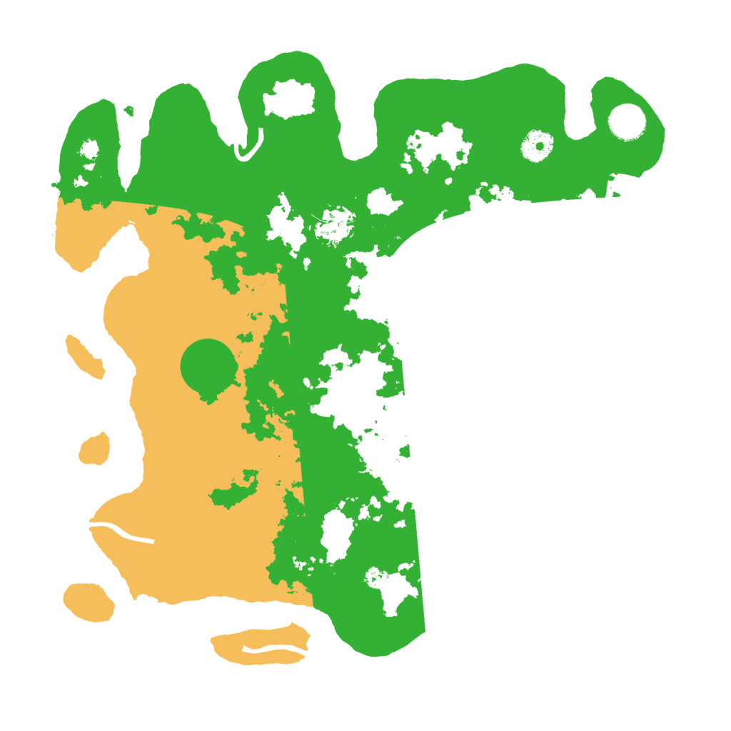 Biome Rust Map: Procedural Map, Size: 3500, Seed: 4220678
