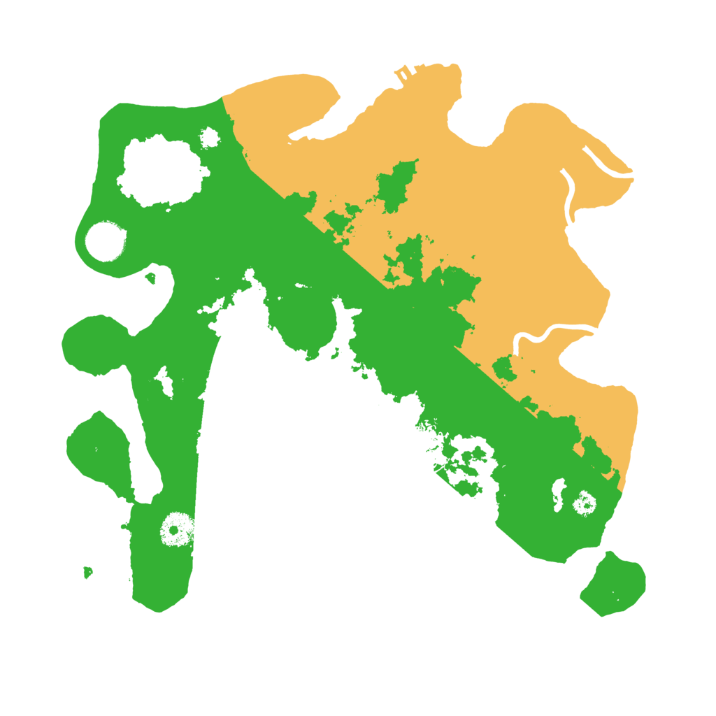 Biome Rust Map: Procedural Map, Size: 3200, Seed: 5644827