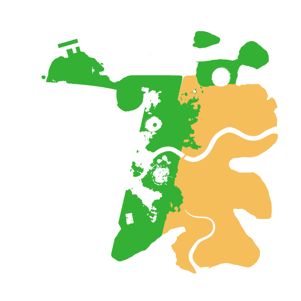 Biome Rust Map: Procedural Map, Size: 3000, Seed: 13745