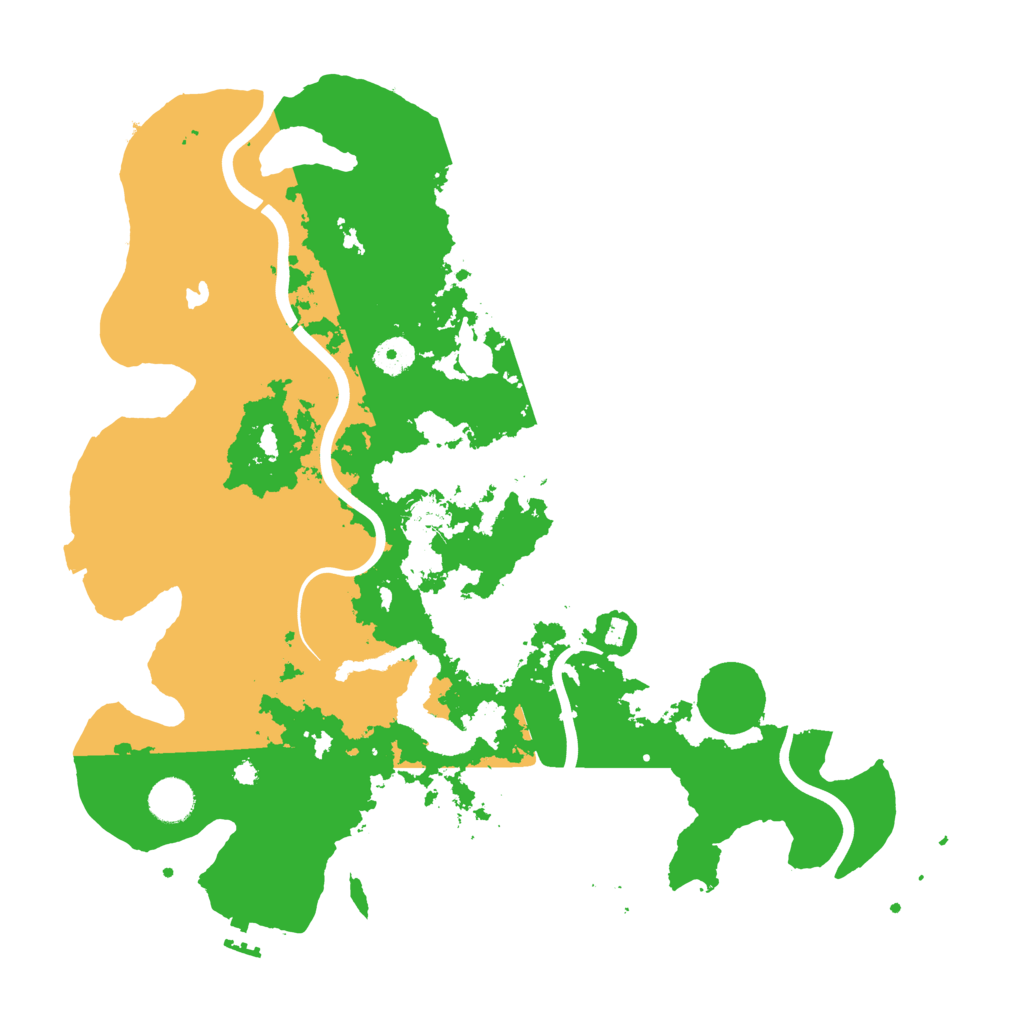 Biome Rust Map: Procedural Map, Size: 4000, Seed: 66649
