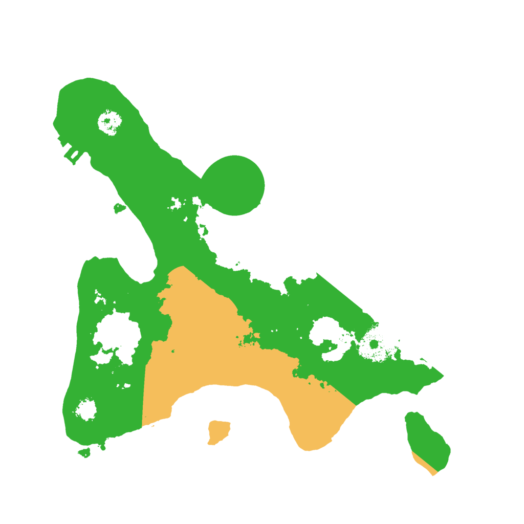 Biome Rust Map: Procedural Map, Size: 2300, Seed: 891343