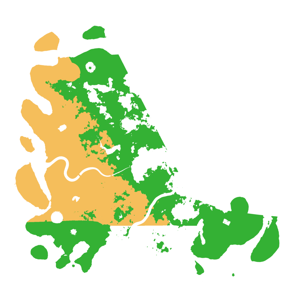 Biome Rust Map: Procedural Map, Size: 4500, Seed: 60817