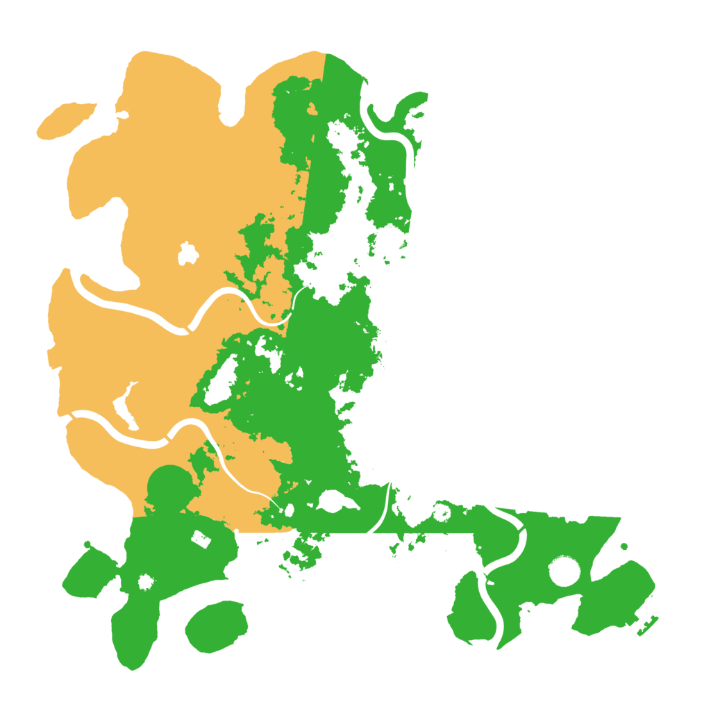 Biome Rust Map: Procedural Map, Size: 4100, Seed: 65331