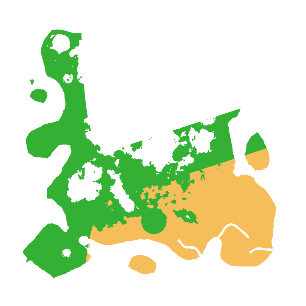 Biome Rust Map: Procedural Map, Size: 3200, Seed: 5028299