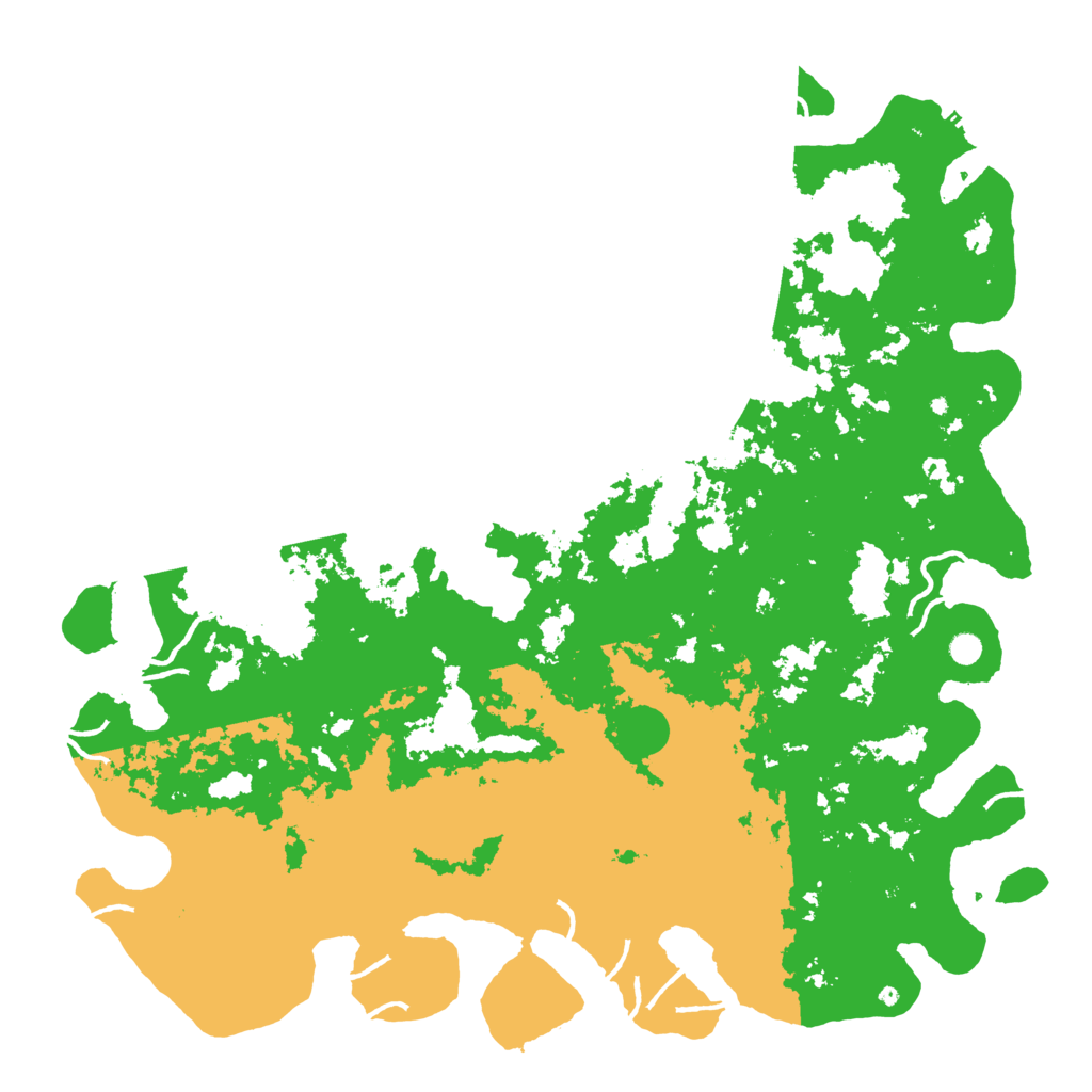 Biome Rust Map: Procedural Map, Size: 6000, Seed: 568647