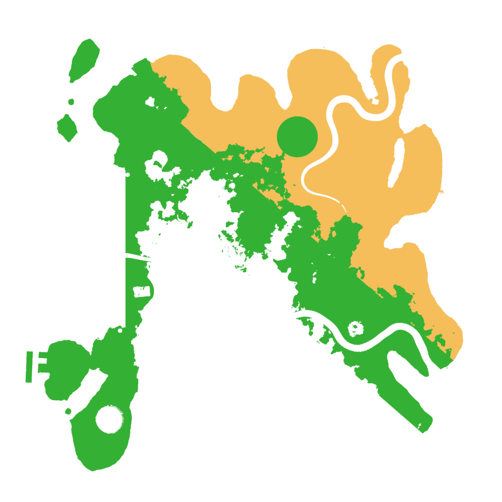 Biome Rust Map: Procedural Map, Size: 3250, Seed: 5265884
