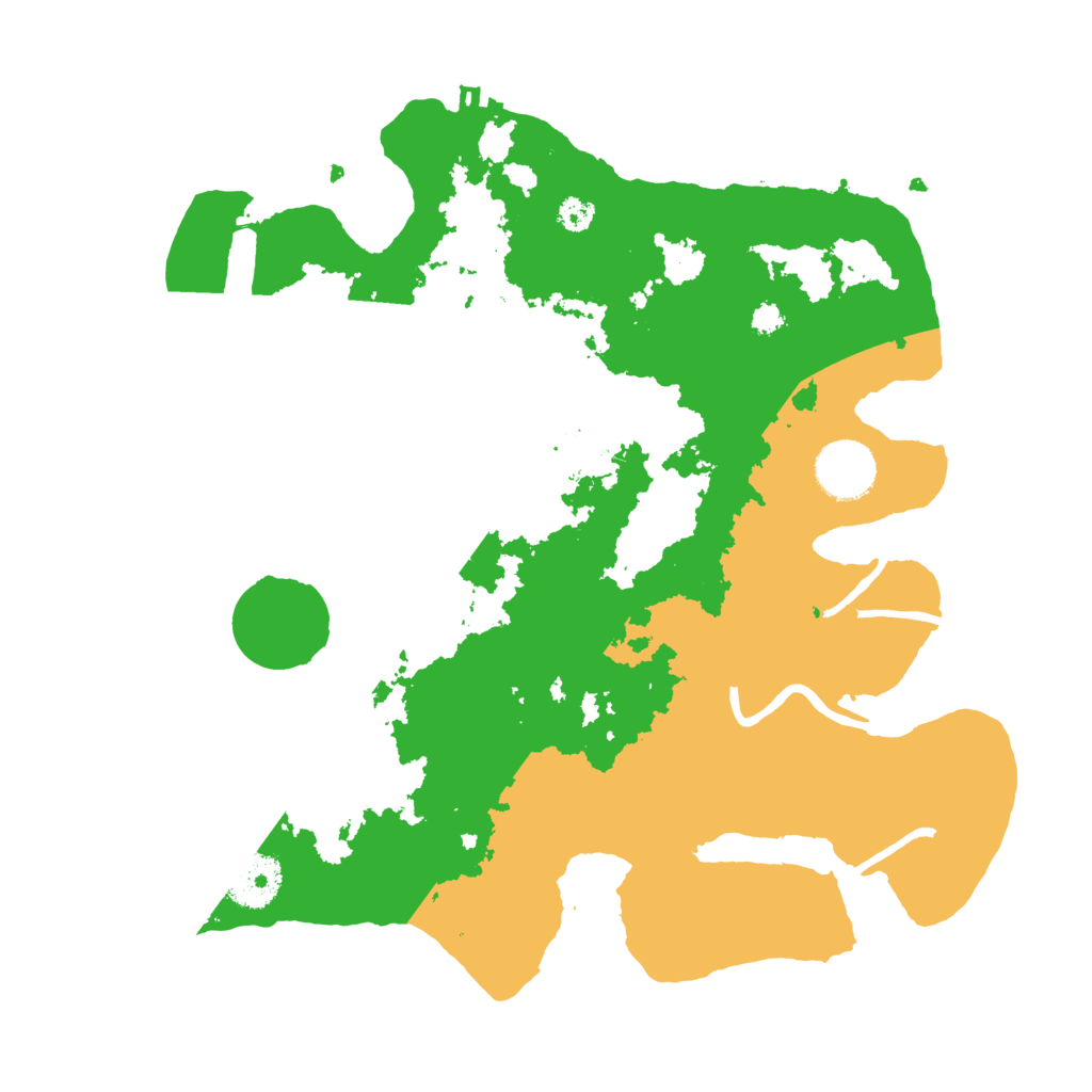 Biome Rust Map: Procedural Map, Size: 3200, Seed: 6438938
