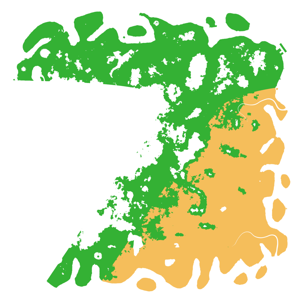 Biome Rust Map: Procedural Map, Size: 6000, Seed: 87583
