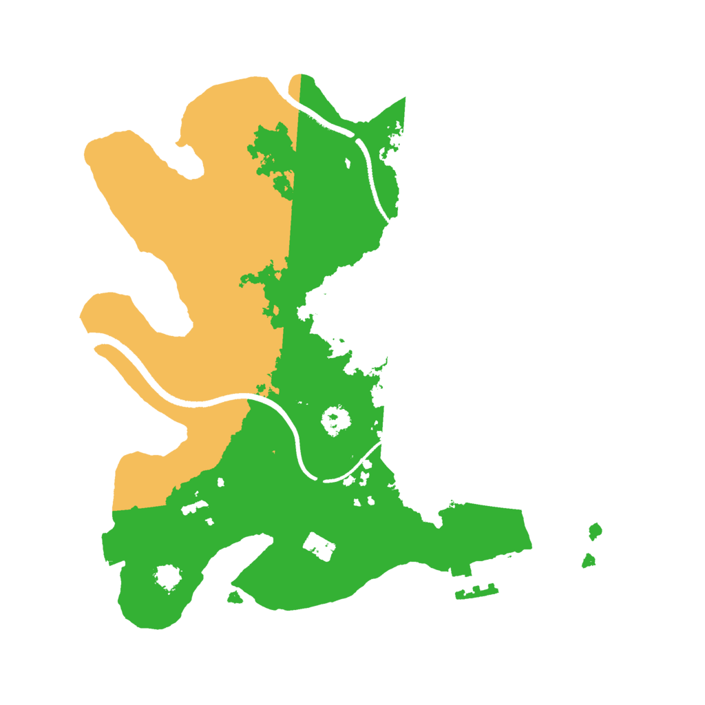 Biome Rust Map: Procedural Map, Size: 2500, Seed: 132138222