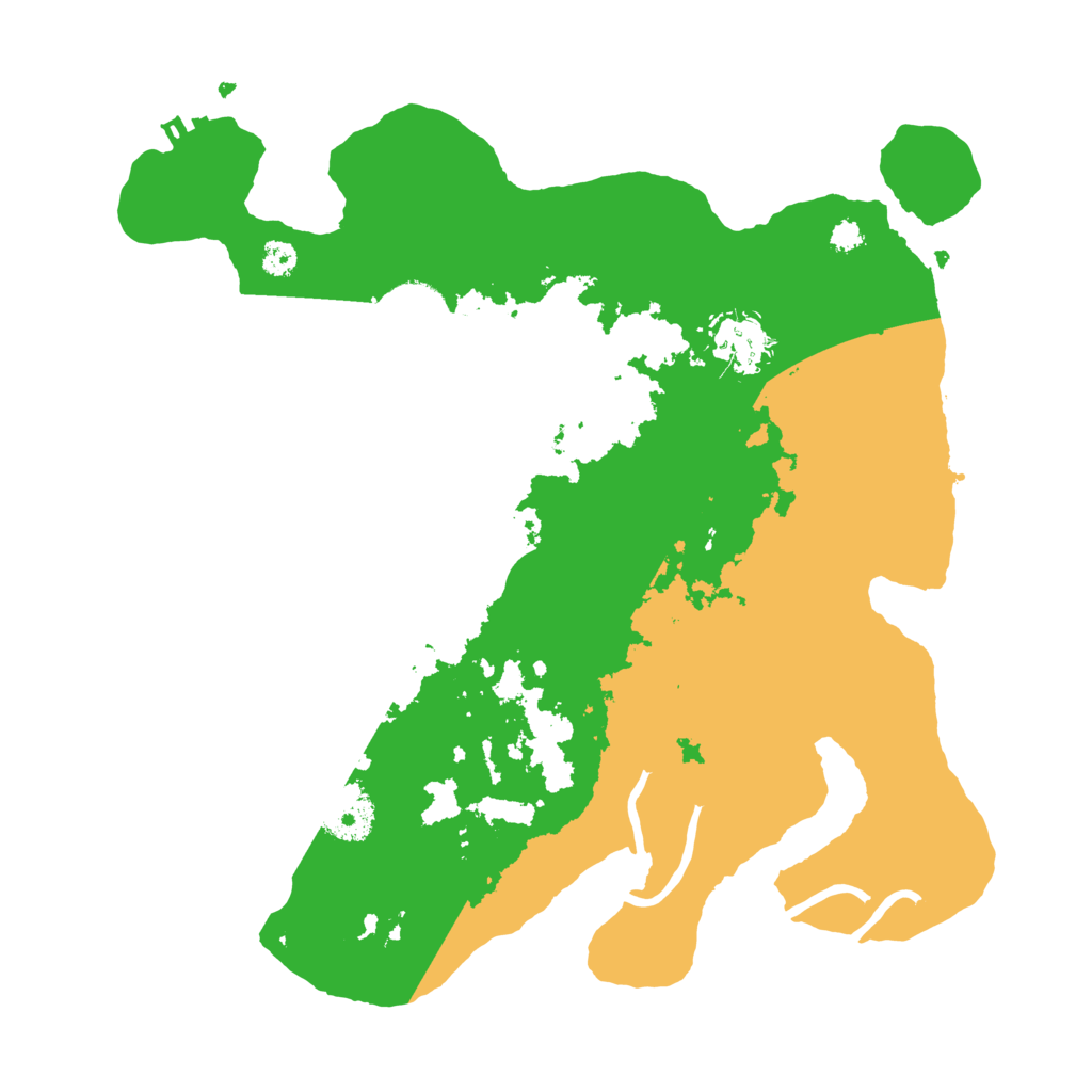 Biome Rust Map: Procedural Map, Size: 3200, Seed: 5520657