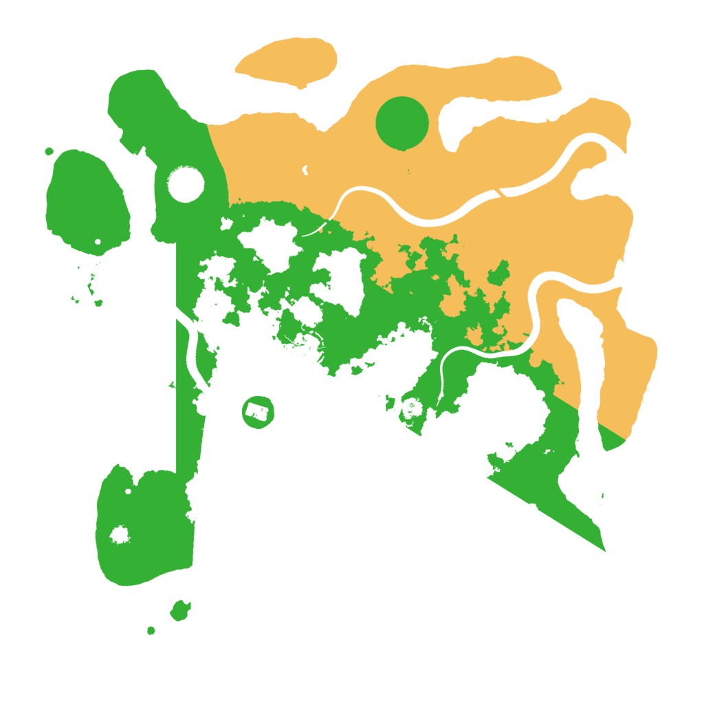 Biome Rust Map: Procedural Map, Size: 3500, Seed: 560734896