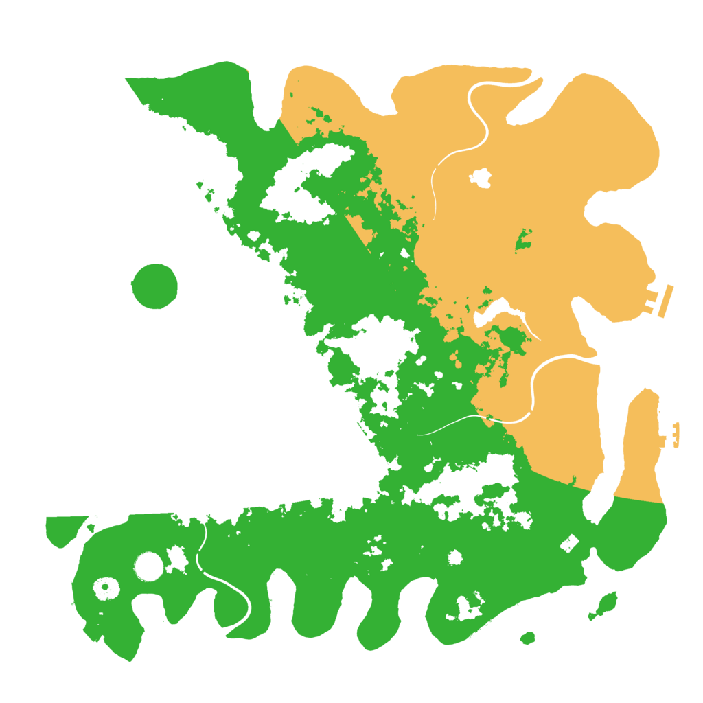 Biome Rust Map: Procedural Map, Size: 4250, Seed: 185157742
