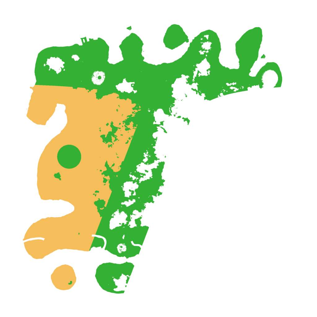 Biome Rust Map: Procedural Map, Size: 3500, Seed: 619843651
