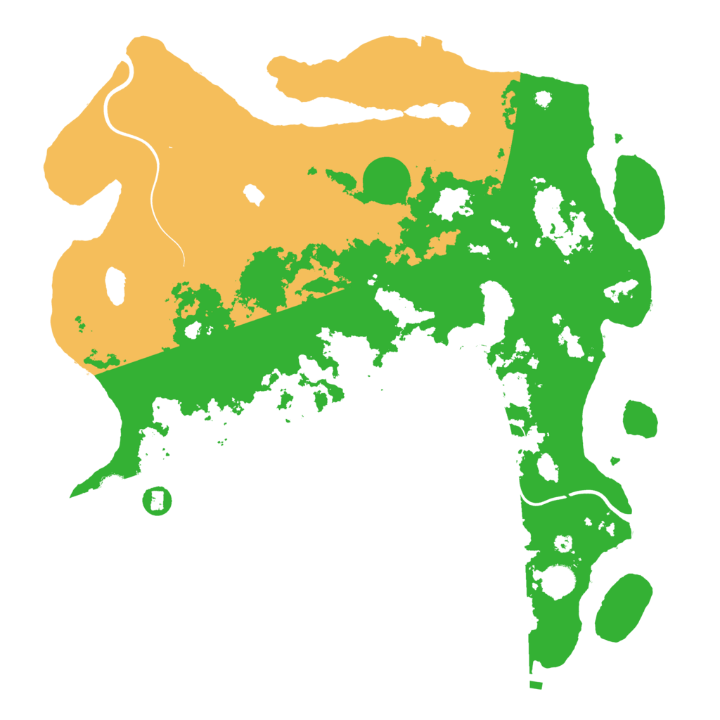 Biome Rust Map: Procedural Map, Size: 4000, Seed: 3245