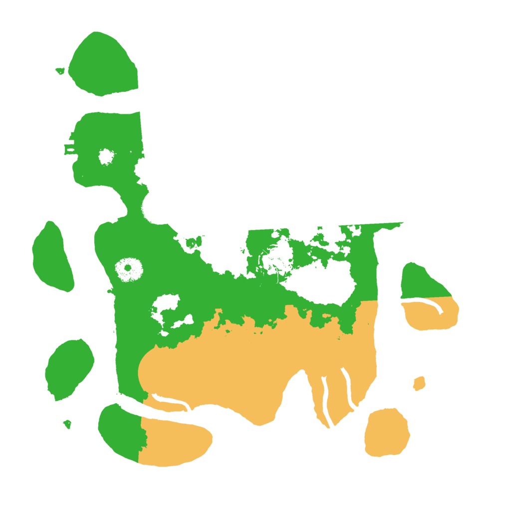 Biome Rust Map: Procedural Map, Size: 3000, Seed: 3242452