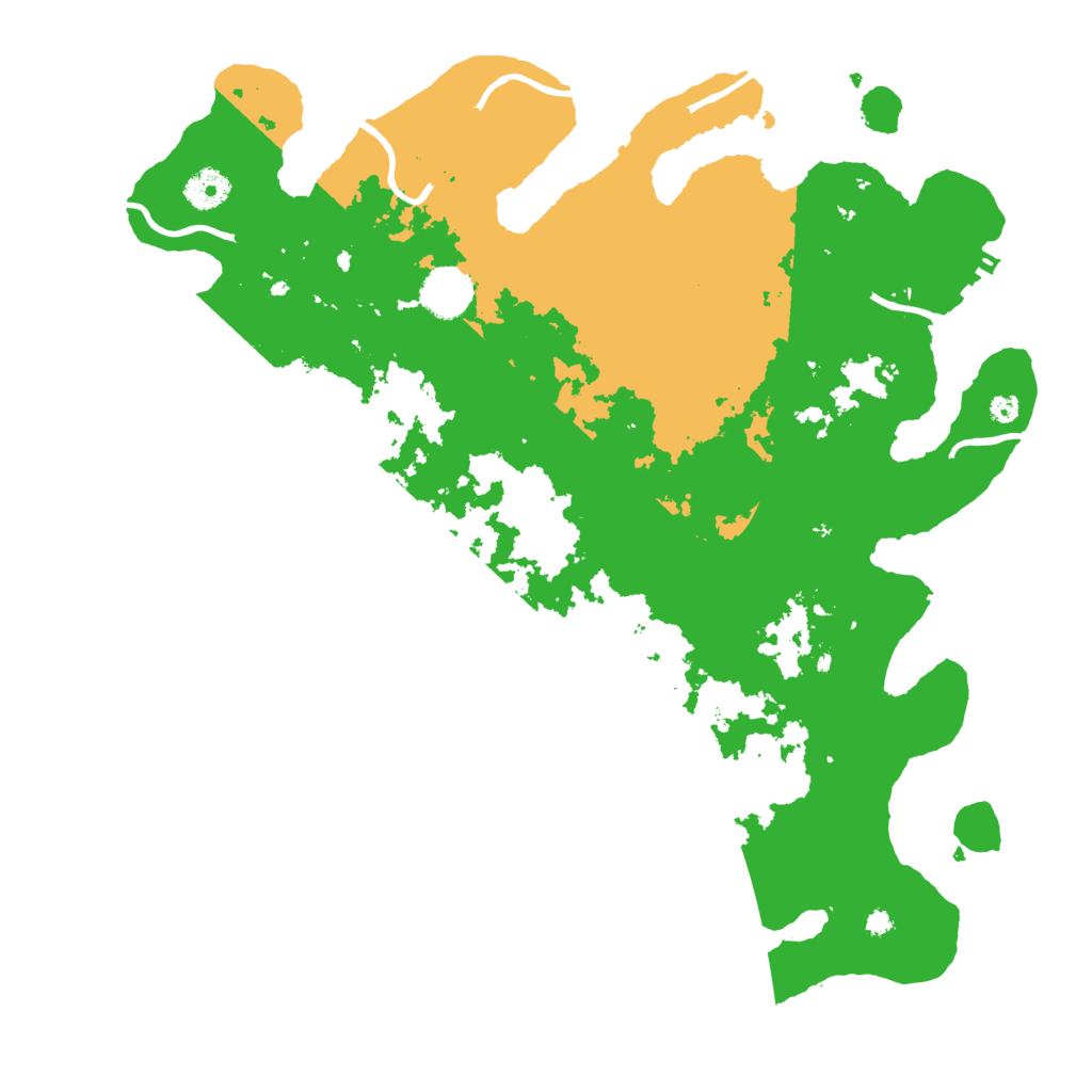 Biome Rust Map: Procedural Map, Size: 3900, Seed: 365291