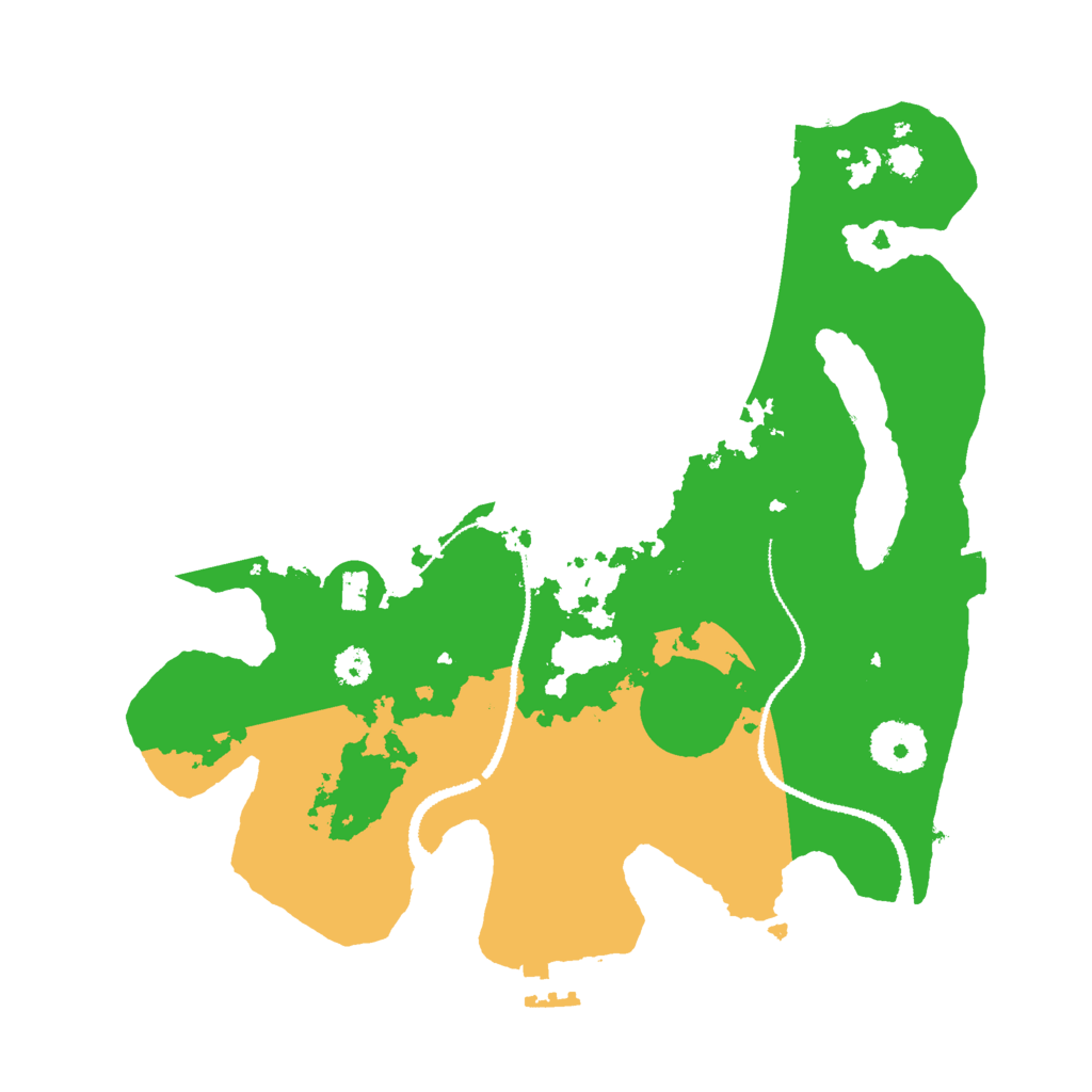 Biome Rust Map: Procedural Map, Size: 3003, Seed: 12050